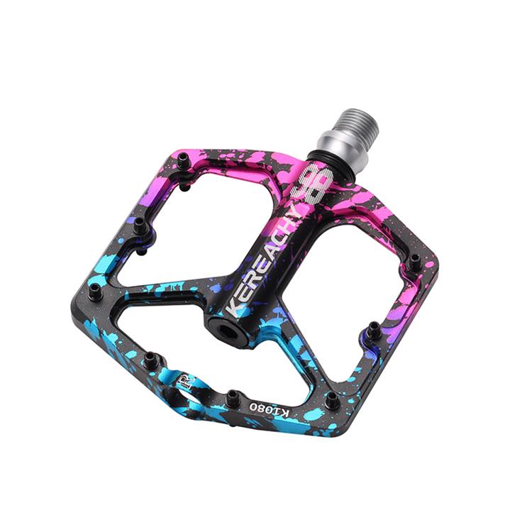 KEREACHY Mountain Road Bike Ultra-light Non-slip Pedal Bearing Bicycle 3 Bearing Pedal Aluminum Alloy Bicycle Flat Pedal Bearing