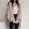 Cardigan Sweater Coat Women Knitted Jackets Autumn Winter Fashion Female Long Sleeve V-neck Loose Casual Sweaters Cardigans