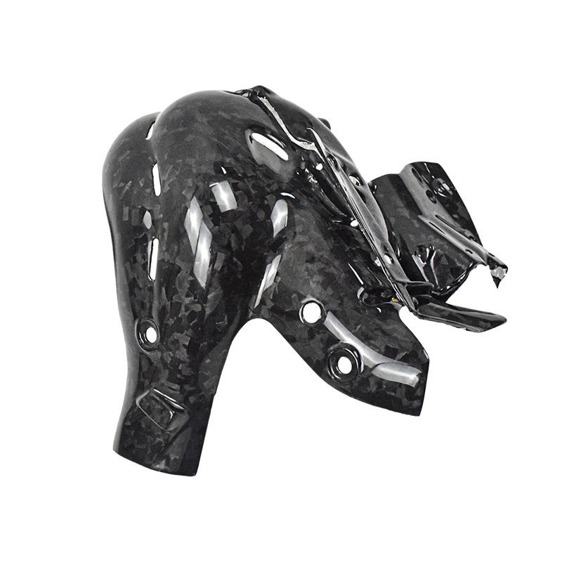 Ducati Panigale V4/V4S Carbon Fiber Exhaust Heat Shield (Model Year 18+)