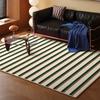 Retro Style Living Room Decoration Carpets Light Luxury Rugs for Bedroom Artistic Striped Bedside Rug Home Thicken Floor Mat