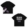 Guts Olivia Rodrigo Grafik T-Shirt Herren Damen Hip Hop Kurze Ärmel Baumwolle Oversized Streetwear Harajuku Y2k Hohe Qualität Damen Herren Kleidung