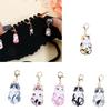 6Pcs Cats Stitching Marker Charm with Lobster Clasps Crochet Stitching Marker Charm for Knitting Weaving Jewelry Making