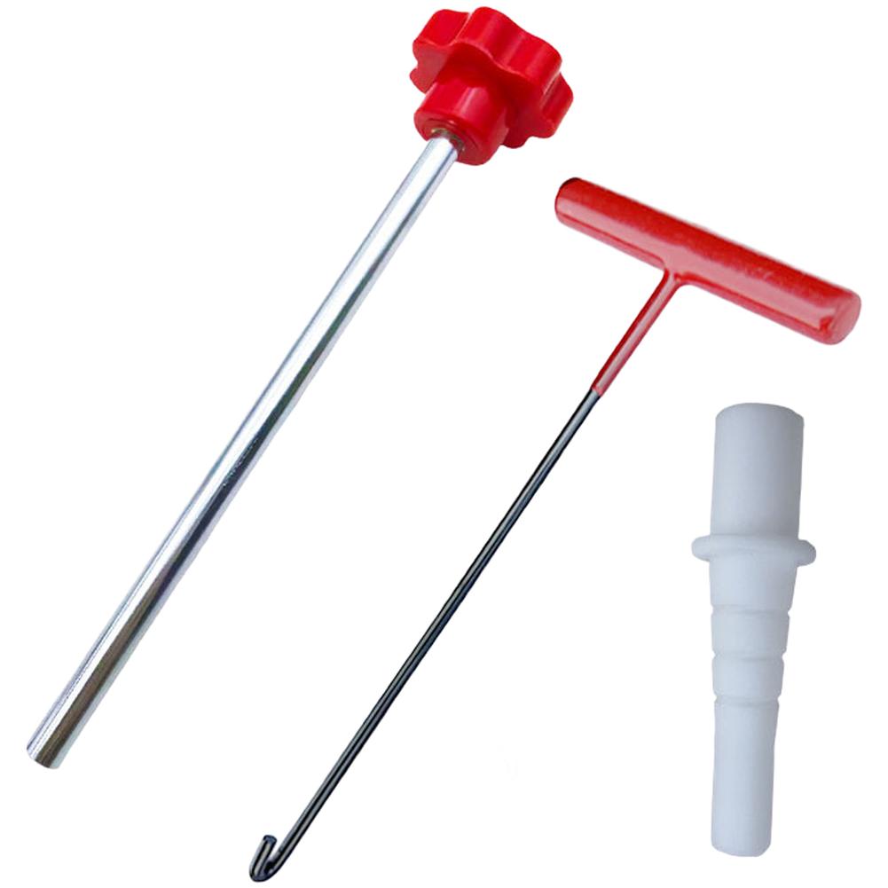 

Tire Repair Tool Tubeless Valve Tools Valve Stem Tool Kit Enhanced Grip Handles Red