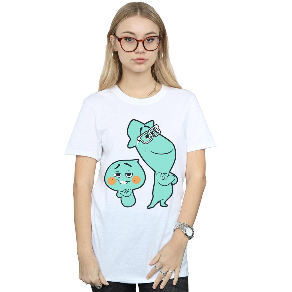 Disney Womens/Ladies Soul Joe And 22 Buddies Forever Cotton Boyfriend T-Shirt