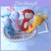 Adorable Baby Grasping Training Bb Stick Squeaky Toy With Animal Designs And Soft Knitted Fabric Stuffed With Pp Cotton