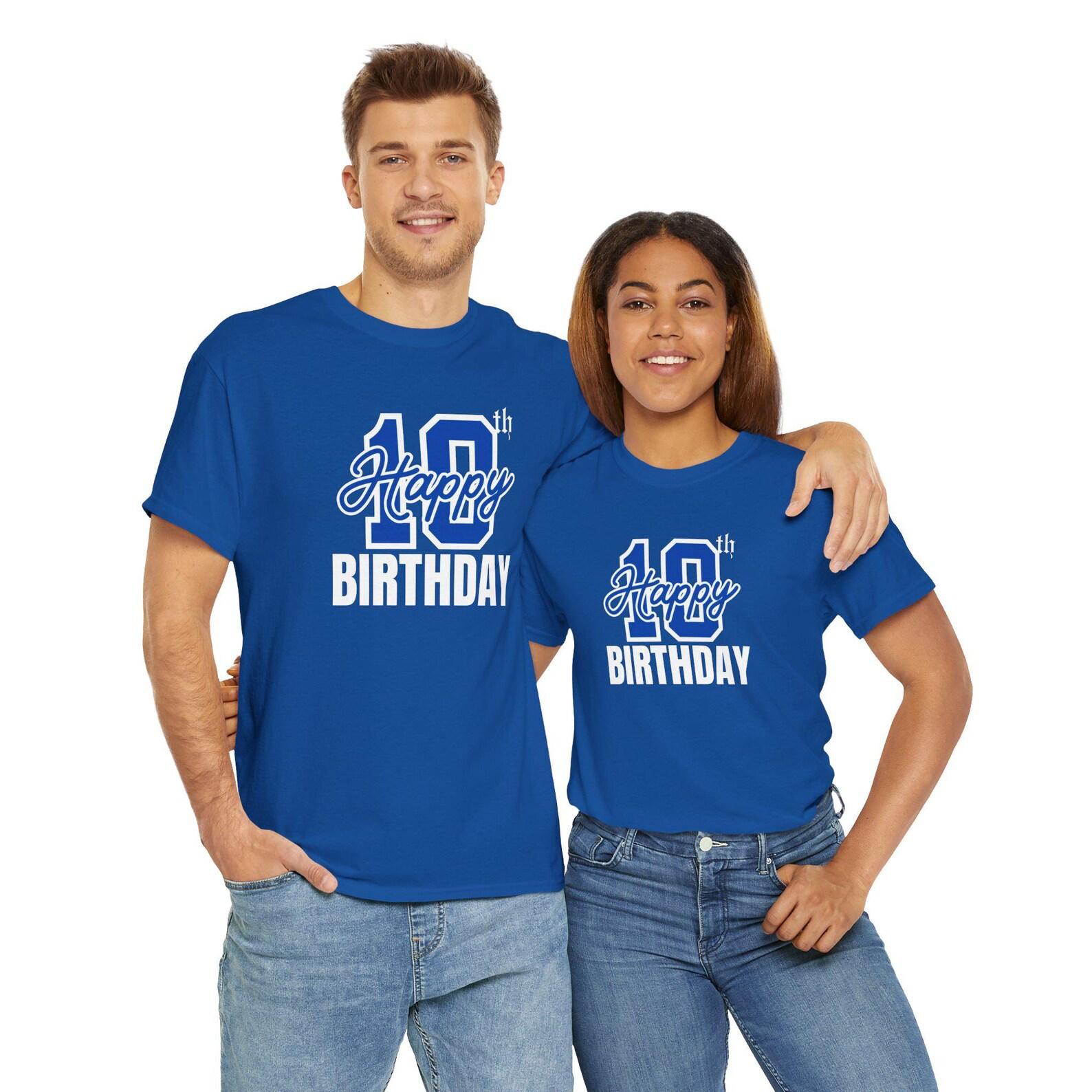 10th Birthday Shirt: Double Digit Champ Unisex Tee XL