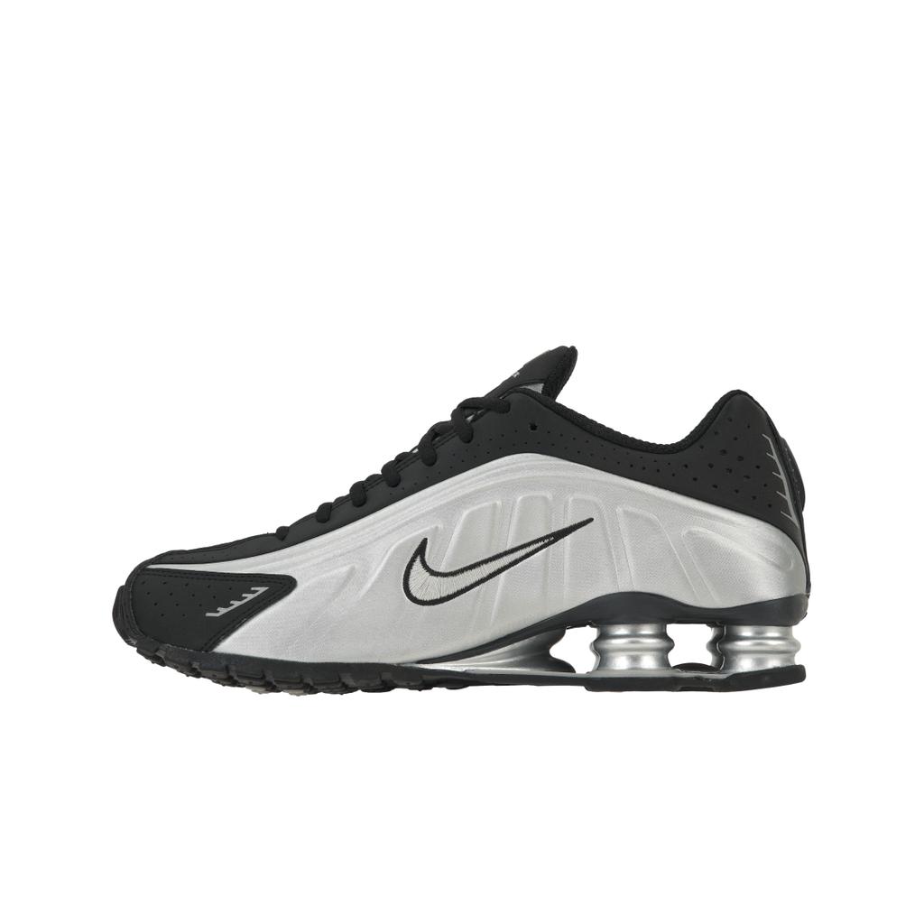 Nike Shox R4 Metalická Stříbrná Černá Unisex Tenisky HQ1988-007