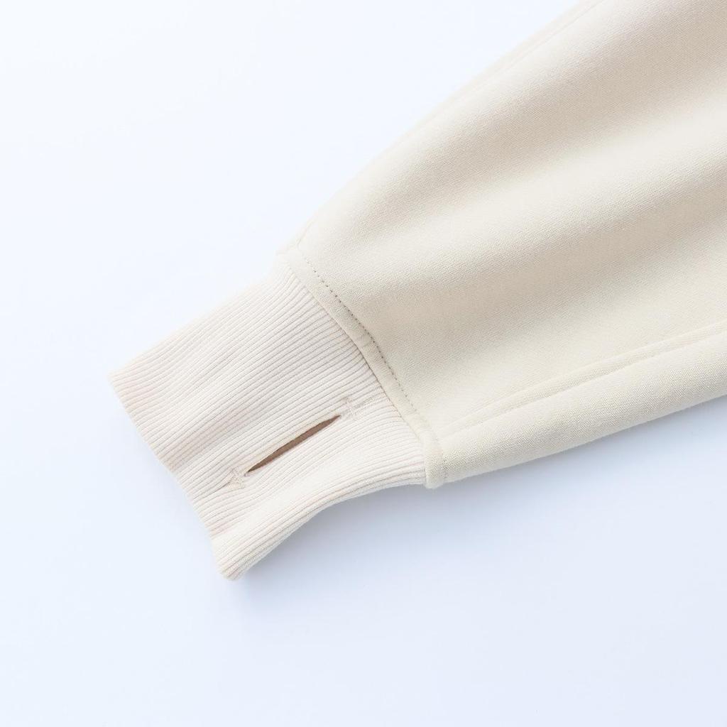 Women's Half-Zip Hooded Fleece Sweatshirt - Autumn/Winter Style (In Stock)