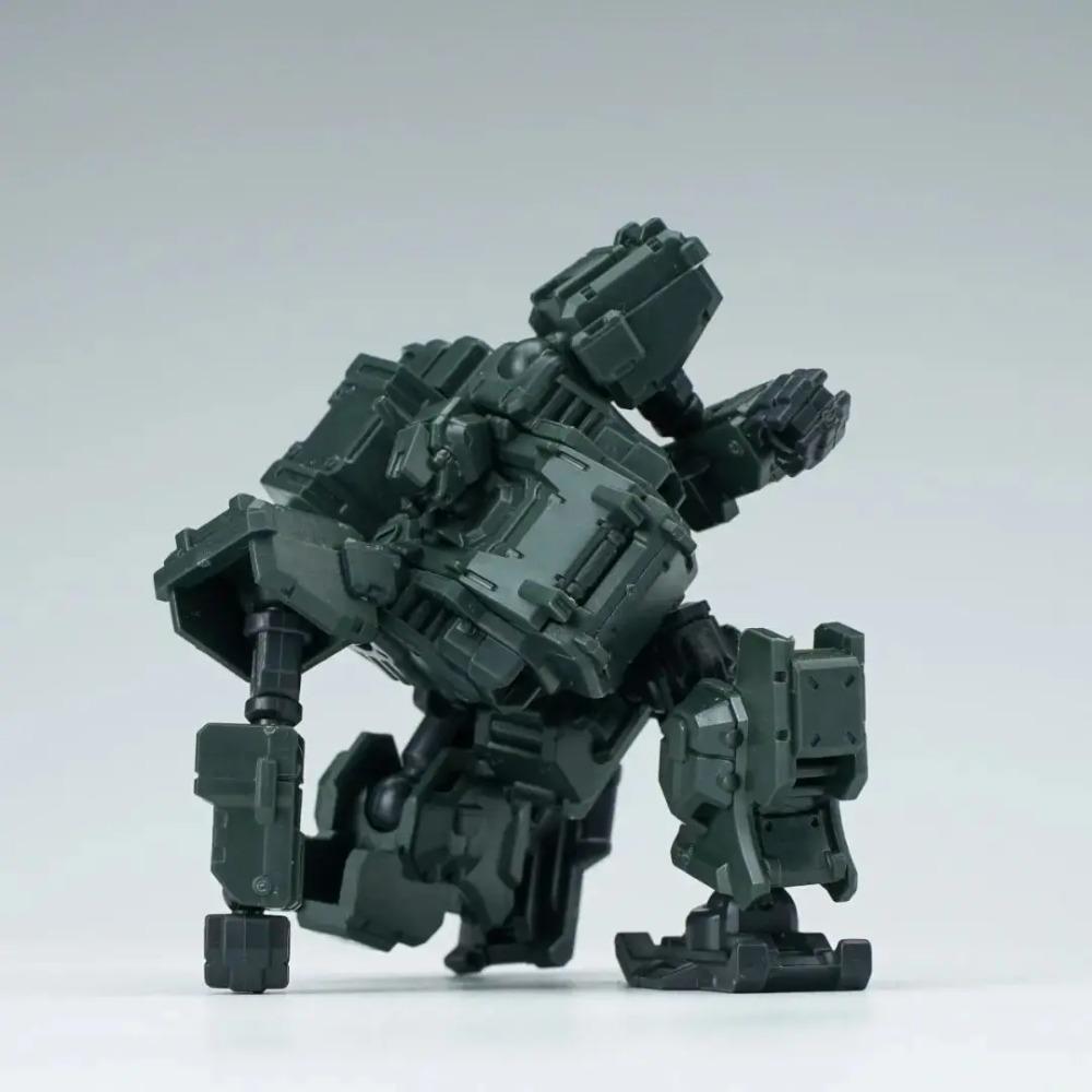 Sheik Mainland 3MIN Project MUS-A4 FortiShield 3 IN 1 Mini Assembly Mech Robot, Ketor Transfomation Mech Action Figure Boys Toys