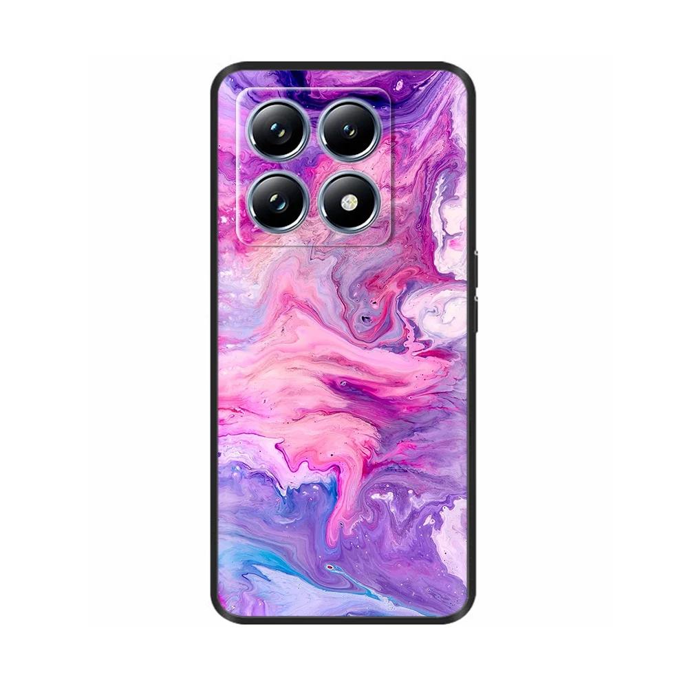 Für Xiaomi 14T Pro Hülle Silikon Luxus Blume Weicher Bumper Für Xiaomi Mi 14T Handyhülle Mode TPU Fundas für Xiaomi 14T 14 t