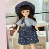 Thick Hair 30cm Bjd Doll Korean Makeup Look 1/6 BJD Doll Mini Girl Toy  Girls Gifts