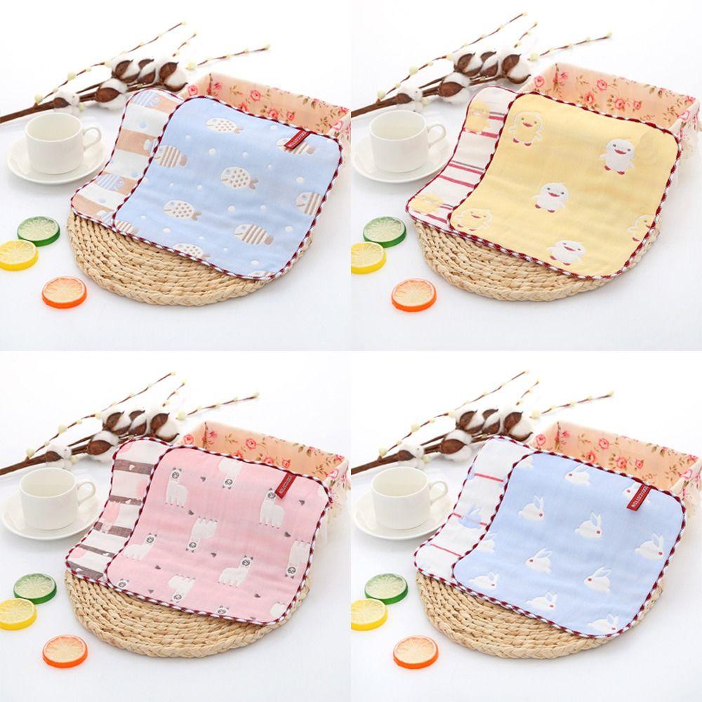 Feeding Burp Cloths Baby Face Towel Pure Cotton Children's Absorbent Handkerchief Baby Bath Towel