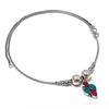 Skota Emerald(Simulated), Ruby 925 Sterling Silver Jewelry Necklace 18" ASN-5959
