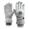 Autumn and Winter Ski Gloves for Men and Women Couples Cycling Sports Plus Velvet Thickened Windproof Waterproof Cold Touch Screen Warm Gloves