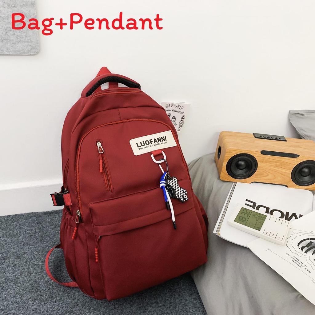 College-Stil Herren Damen Nylon Rucksack Mit Langlebiger Großer Kapazität Für Den Täglichen Gebrauch