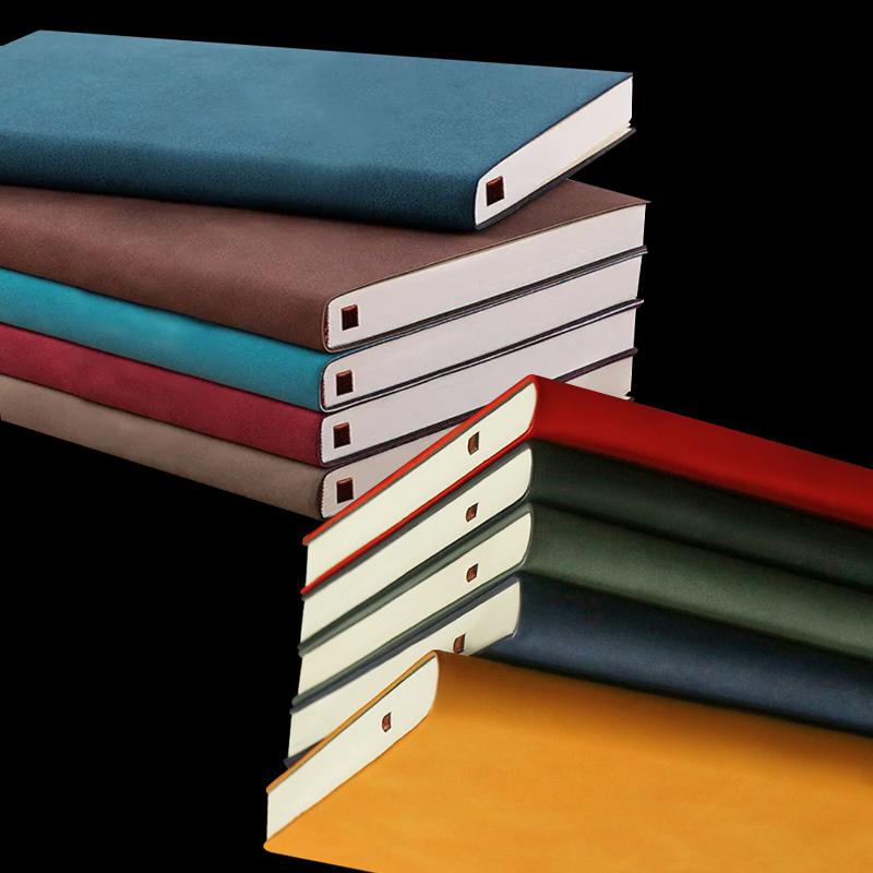 A6 Zesílené poznámky Business Pu zápisník Ovčí kůže 160 stran Linkovaný zápisník