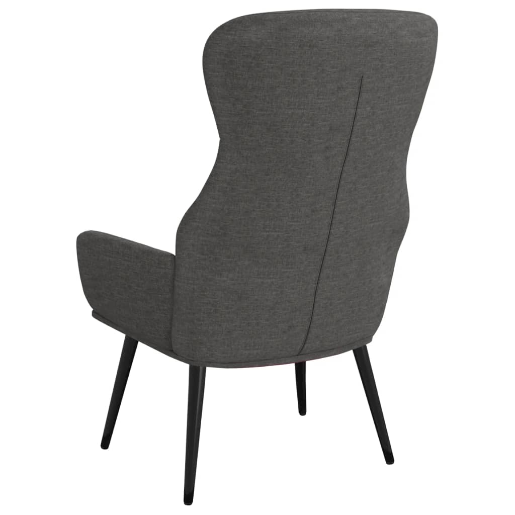 Relax Armchair Dark Grey Fabric