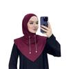 XQY500332 Middle Eastern Metal Chain Rhinestone Pullover Hat for Women - Fashion Ethnic Headscarf