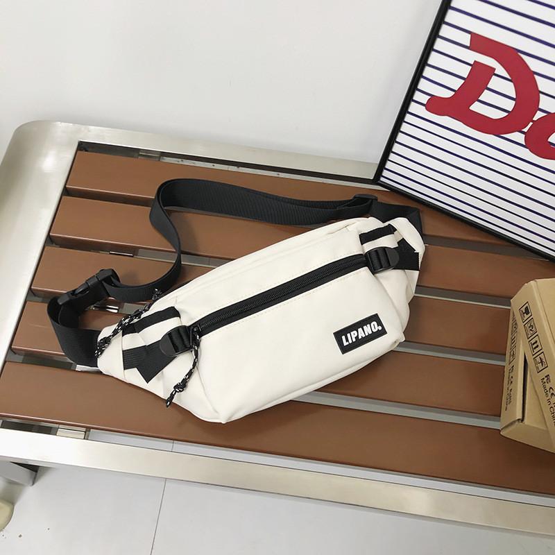 

Waterproof Nylon Crossbody Bag With Letter Pattern For Casual Travel белый
