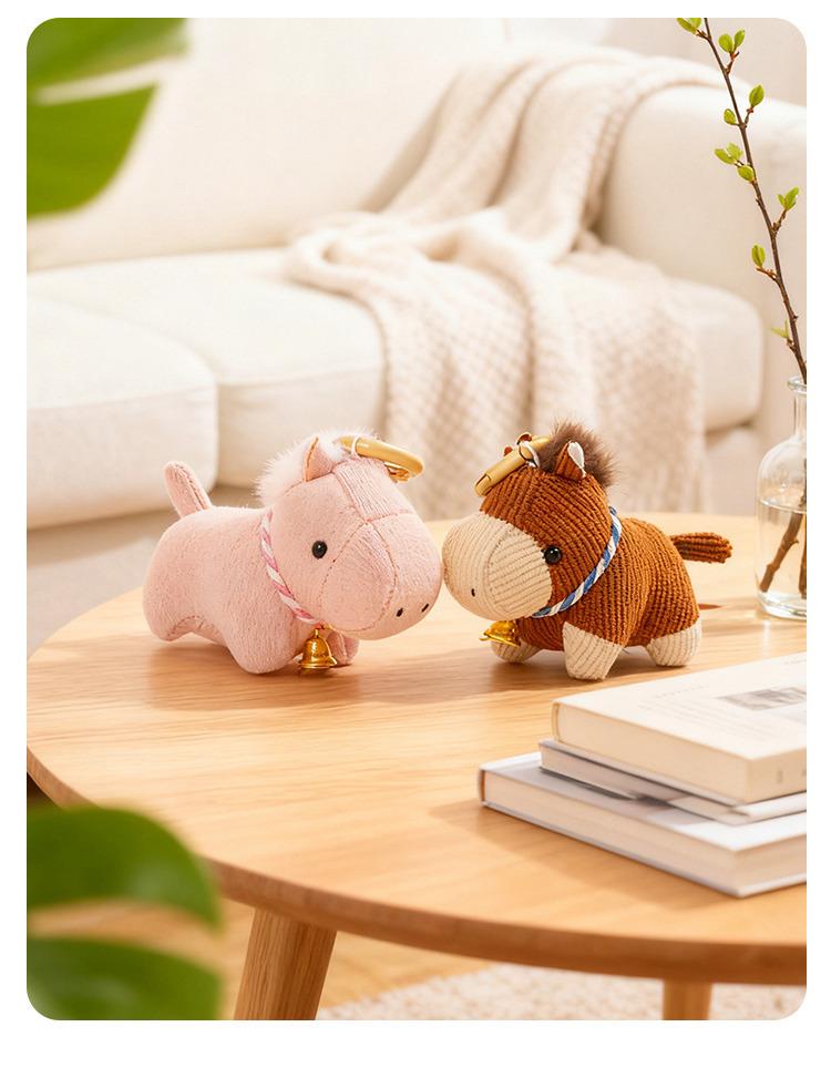 Cute Little Horse Plush Keychain Doll - Pony Bag Charm