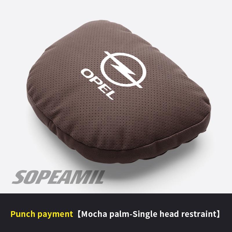 Car Headrest Lumbar Rest CushionOpel Astra Corsa Grandland Insignia Mokka Vectra GTC Tigra Vivaro Zafira Combo Vivaro GTC Delica