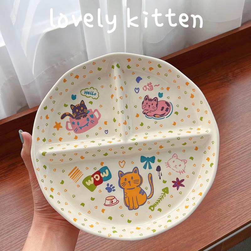

CERAMICS Kids Divided Ceramic Dinner Plate
