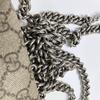 [Pre-Owned] Dionysus Tiger Head Buckle Logo Chain Shoulder Bag Canvas Crossbody Mini - Very Good #1VLVY8S