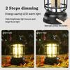 COB Camping Lights Outdoor Waterproof Horse Retro Tent Lighting Light for Garden Street USB Emergency Lamp Battery 600LM