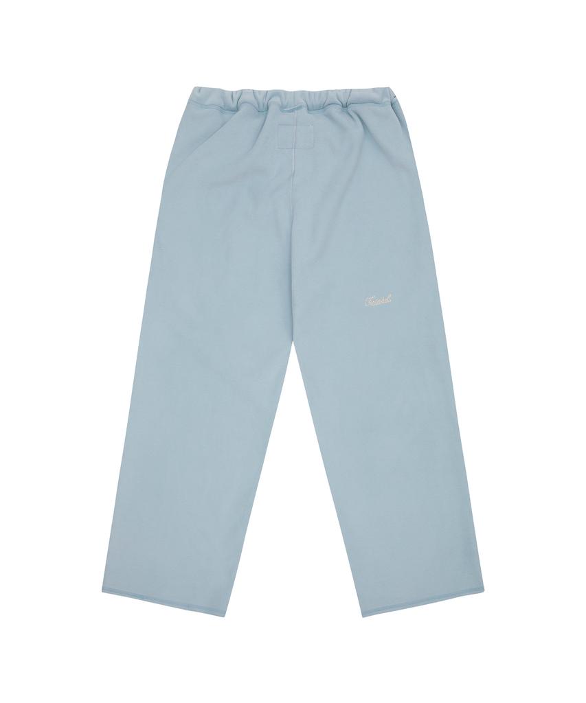 TUEWID Tuewid Light Weight Fleece Set Up Pants In Powder Blue