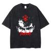 Anime Berserk Griffith T Shirts Men Women Manga Graphic T-Shirt Anime 100% Cotton Harajuku Vintage Hip Hop Casual Tees Clothing