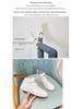 Genuine Leather High-Top White Women's Sneakers - 2025 Spring Collection