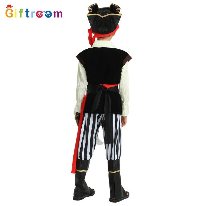 Carnival Festival Party Props Costumes Pirates of the Caribbean Playing Boy Piaget Pirate Costume