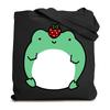 Frog creative printing new shoulder bag leisure student large capacity tote bag