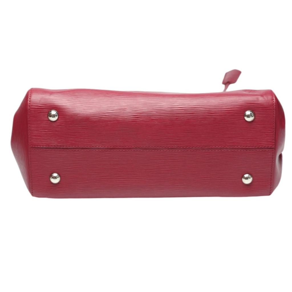 LOUIS VUITTON Epi Marley MM Handbag Epi Leather Fuchsia Women M94615 Used