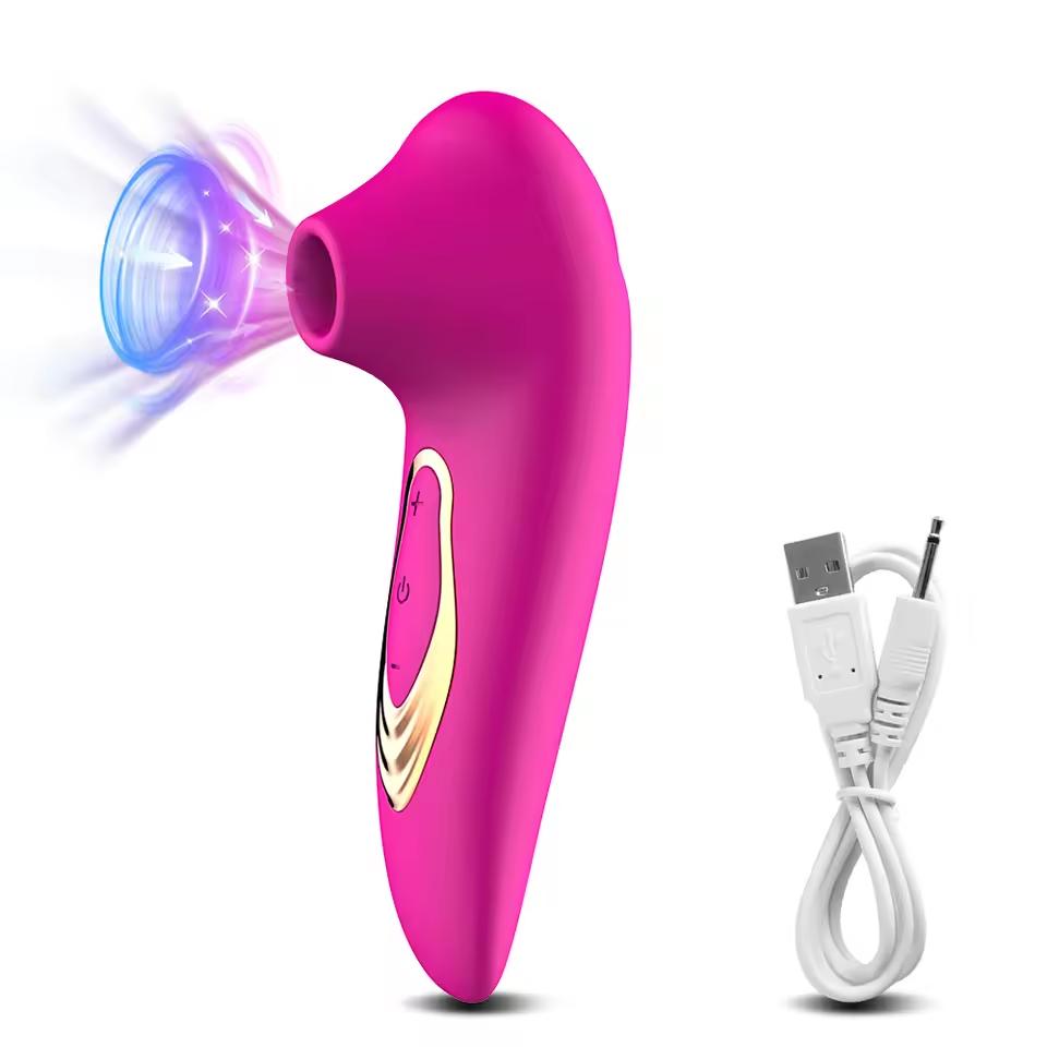 Rechargeable Powerful Oral Tongue Sucking Vibrator Women Vacuum Suction Clitoris Massager Blowjob Nipple Stimulator Adult Sex Toys Climax Masturbator