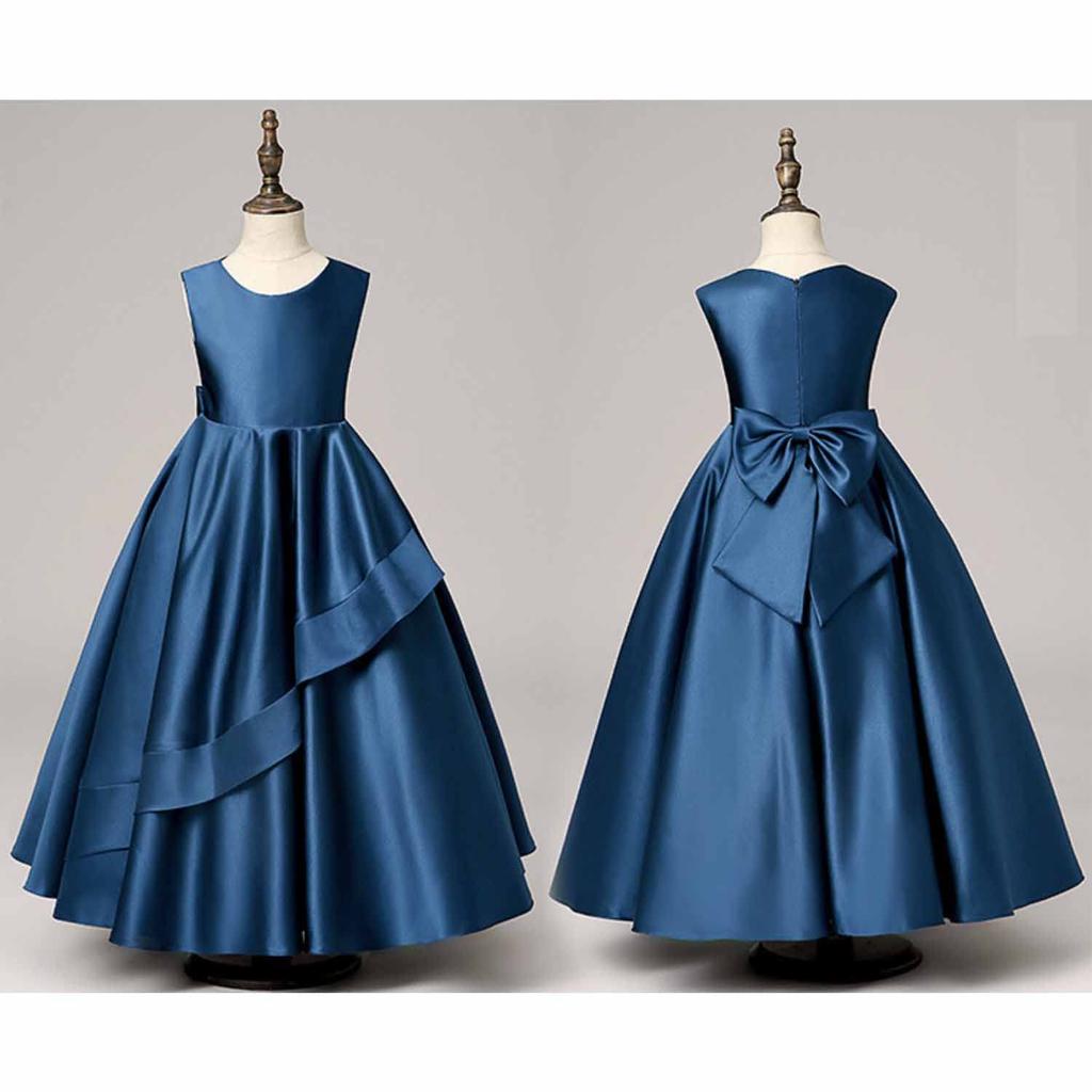 Lang Lang Groß Junior High Rezital [LIANFOR] Kinderkleid, Mädchenkleid, Kinder, Klavier, Größe, Schlicht, Satin, Elegant, Junior, Schule, Formell,