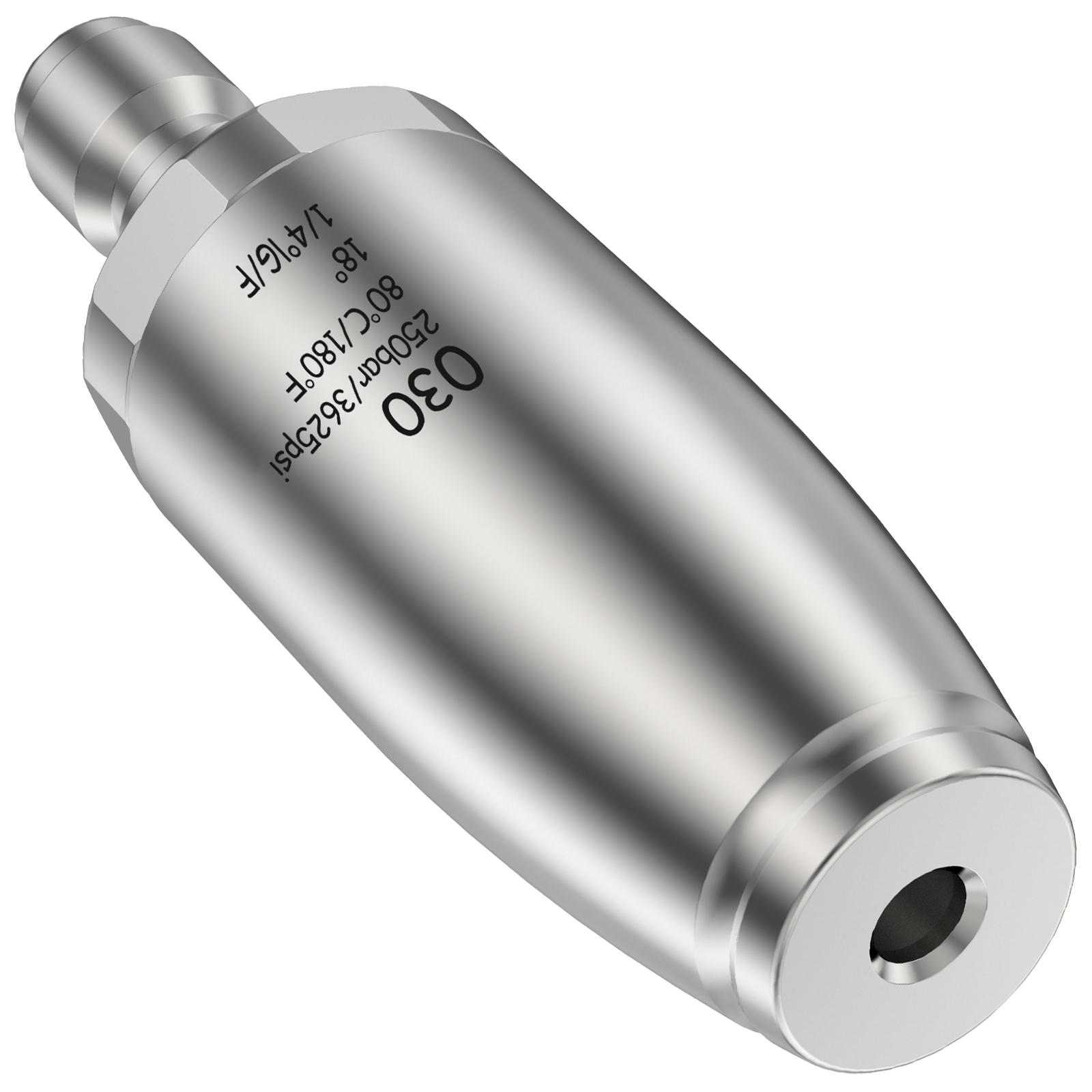 

Турбофорсунка из нержавеющей стали для мойки высокого давления 3625 фунтов на кв. дюйм, вращающаяся струйная насадка с быстроразъемным соединением 1/4 для горячей и холодной воды