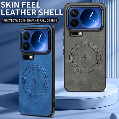PU Leather Cover For Xiaomi 17 / 17 Pro Max Case Luxury Car Magnetic Hard Plastic Shockproof Phone Funda Protection Capa