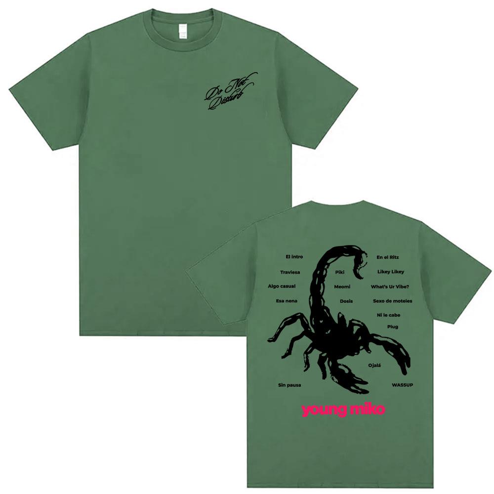 

Singer Young Miko Do Not Disturb Printed T Shirt Men Women Clothing Aesthetic Fashion T Shirts Summer Pop Art Tshirt Streetwear 4XL