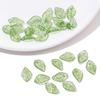 Transparent Green Acrylic Leaf Beads Leaf Shape Charms Leaf Shape Beads  DIY Jewelry Making