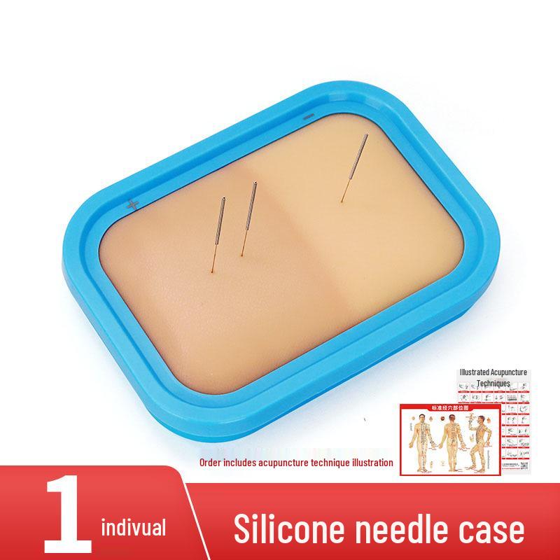Beginner Acupuncture Student Practice Kit with Simulation Skin Model