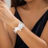 Irregular pleated open bracelet simple fashion versatile light luxury high-end sense niche design personalized jewelry