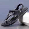 Fashion Casual Summer Men's Shoes Refreshing Comfortable Breathable Trendy Style Designer  Outdoor Leisure Street Walking Black Sandals