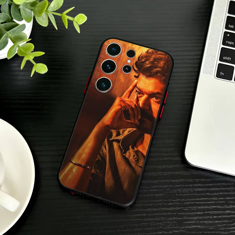 

T-ThalaPathy V-Vijay Actor Phone Case For Samsung S26,S25,S24,S23,S22,S21,S20,Plus,Fe,Lite,Others Black Cover Samsung S21lite