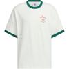adidas Originals Cct Hong Kong Logo Drop Shoulder Short Sleeve T-Shirt Unisex Tops White KT-5013