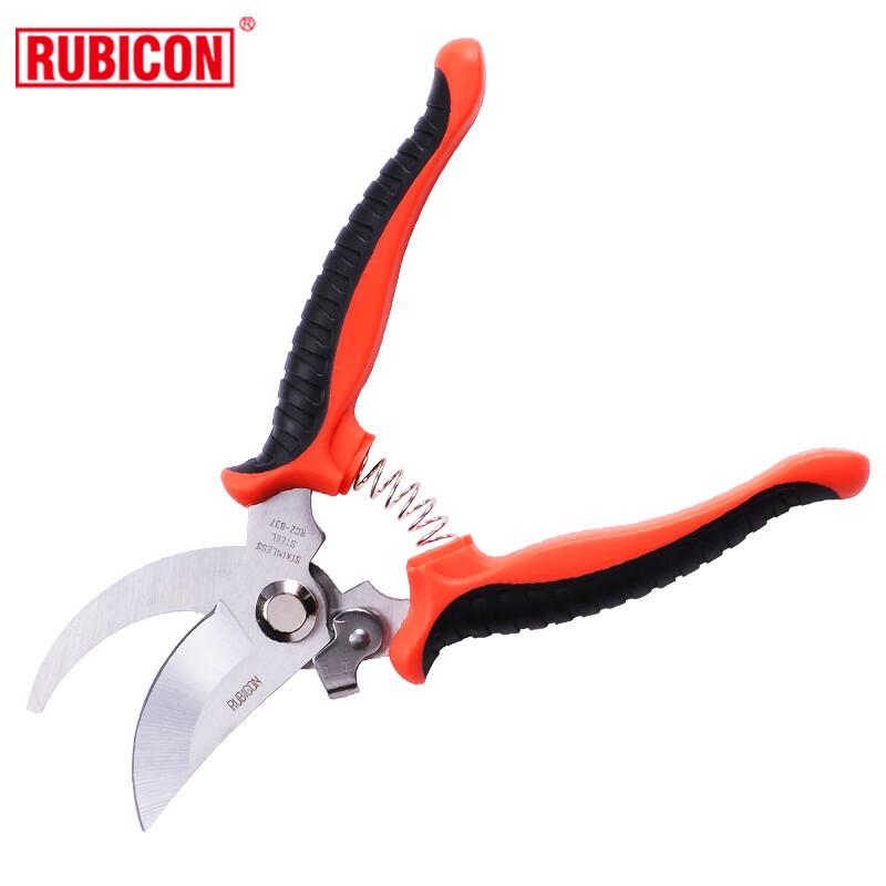 RUBICON Professional Curved Blade Pruning Shears