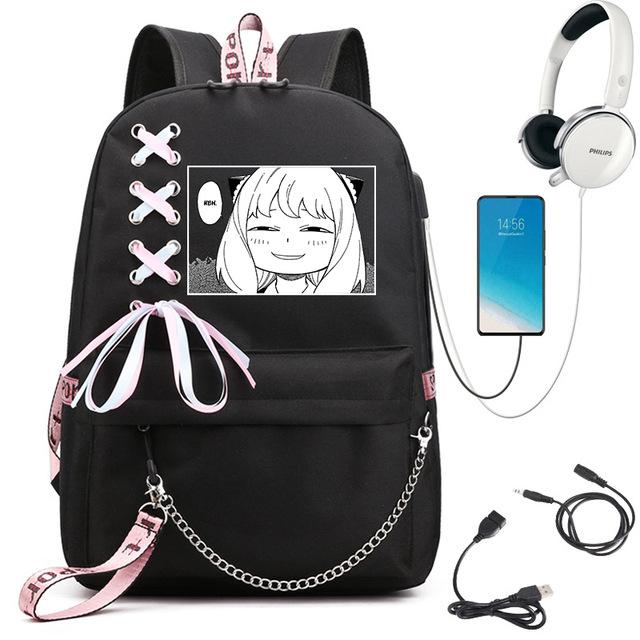Spy Play House Anime Student School Bag Teen Girl Adult Backpack