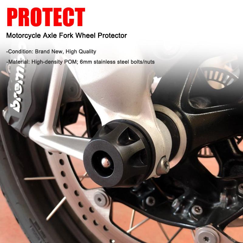 Front Axle Fork Wheel Protector Crash Slider For BMW F900R F900XR F 900R F 900XR F900 R/XR    2022