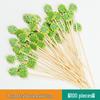 Colorful Bamboo Fruit Forks & Cocktail Skewers - Decorative & Disposable for Baking & Events
