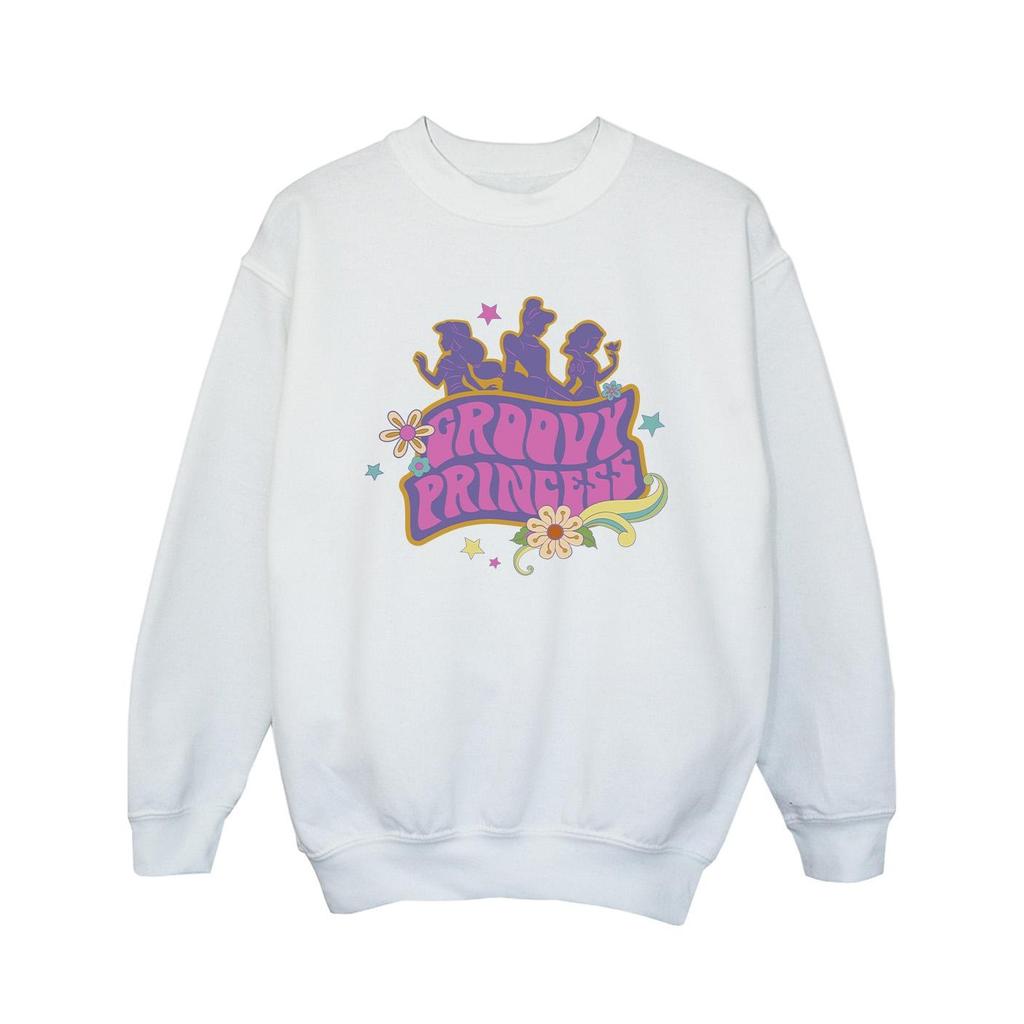 Disney Girls Princesses Groovy Princess Sweatshirt